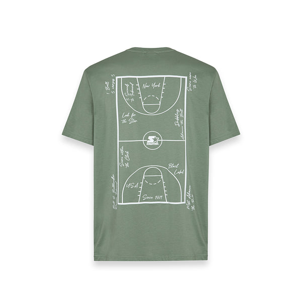 T-shirt Urban Court Graphic VERDE POLVERE