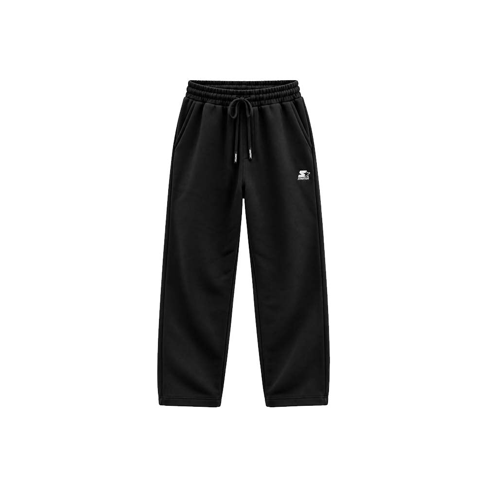 Pantalone Jogger da Uomo in Felpa Invernale Baggy Fit NERO