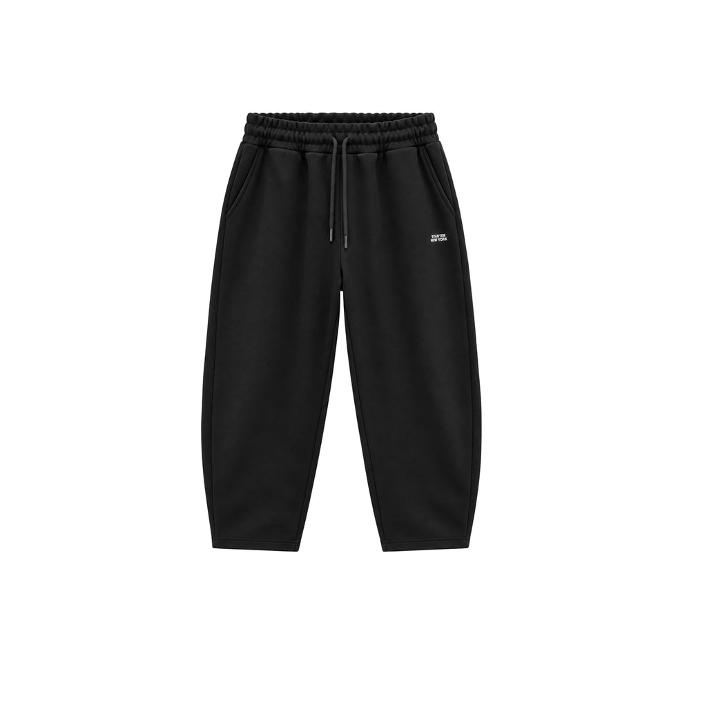 Pantalone Balloon da Uomo NYC Urban in Felpa Diagonal NERO