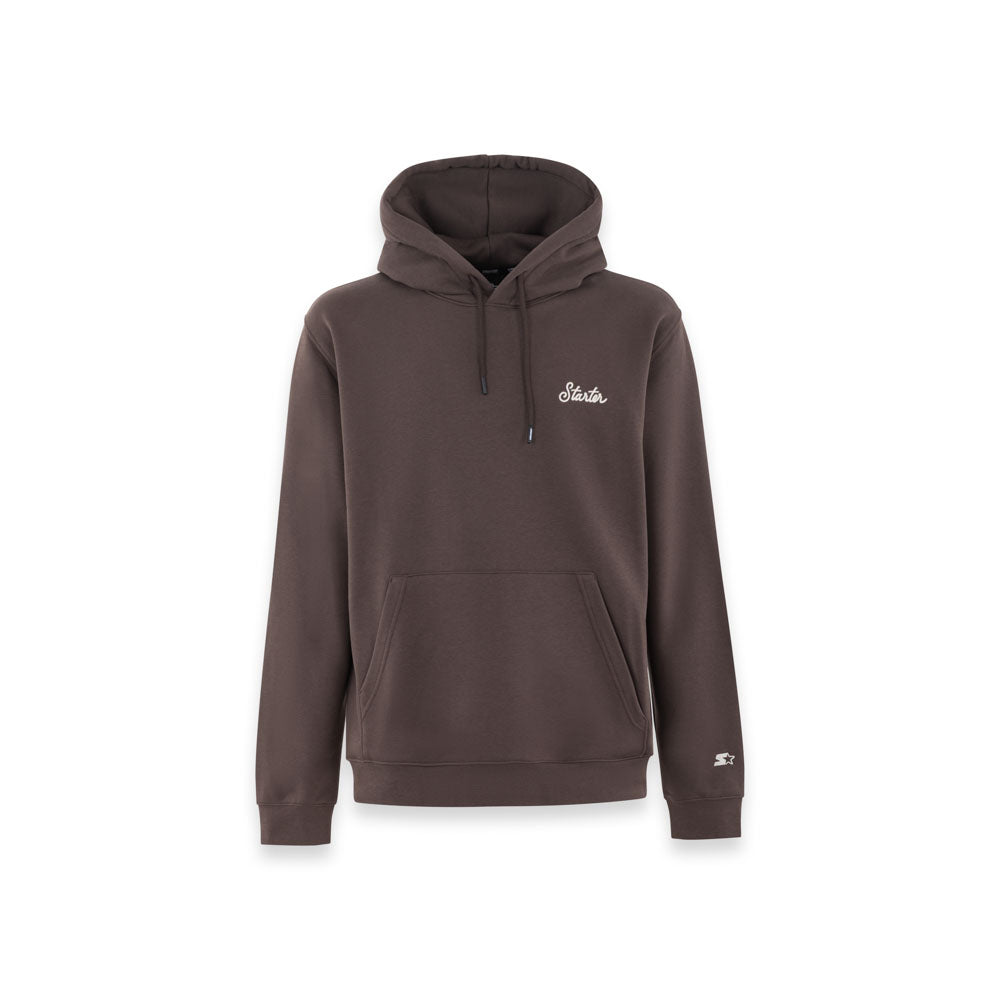 Felpa con Cappuccio da Uomo con Logo Script Ricamato TERRA