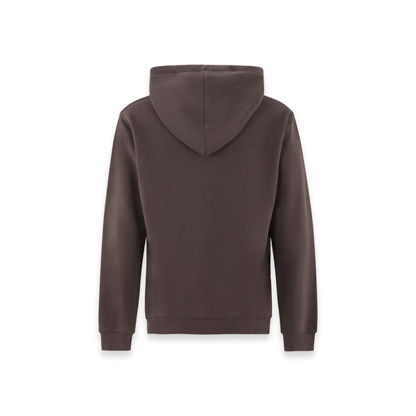 Felpa con Cappuccio da Uomo con Logo Script Ricamato TERRA