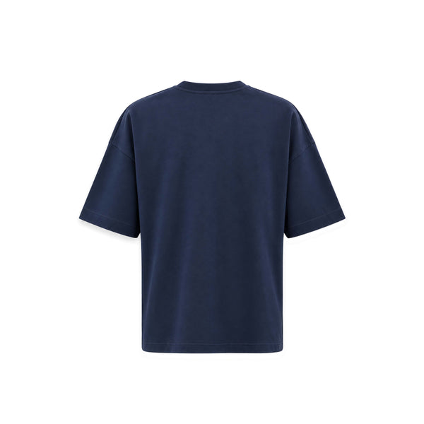 T-shirt Iconic ricamata BLUE NAVY