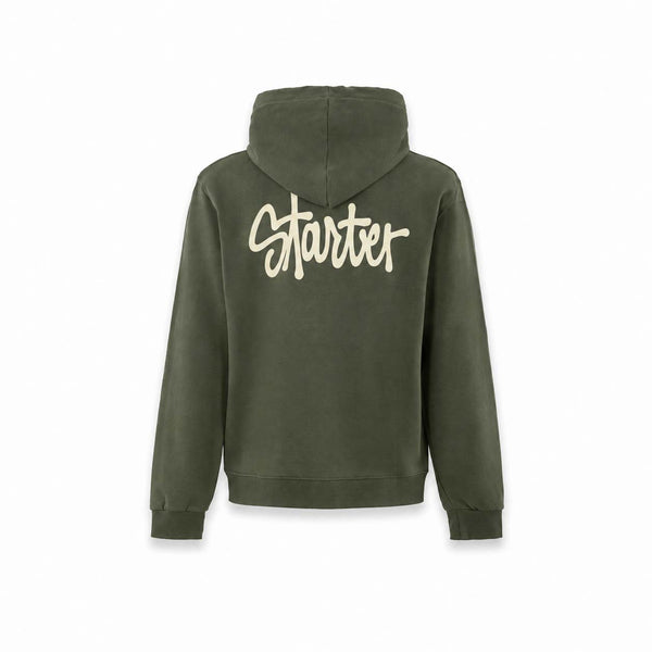 Felpa Uomo Invernale Full Zip Script con Cappuccio VERDE RANGER