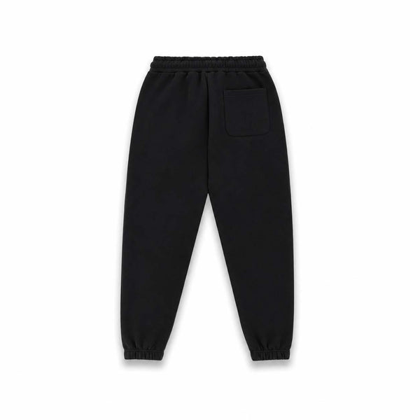 Jogger Uomo Invernale Script Relaxed Fit NERO