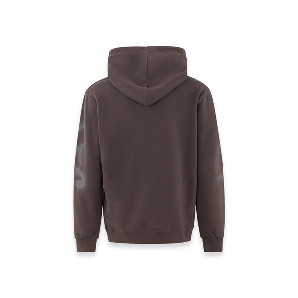Felpa con cappuccio con stampa Underground TERRA