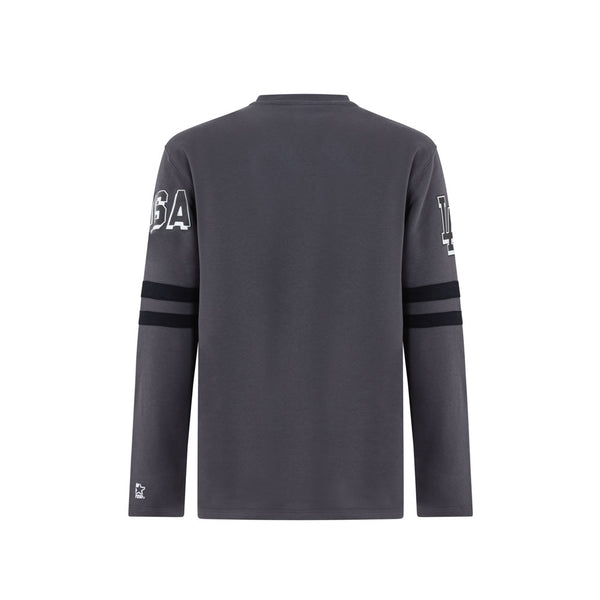 Felpa Uomo Street Varsity 08 con Scollo a V CENERE