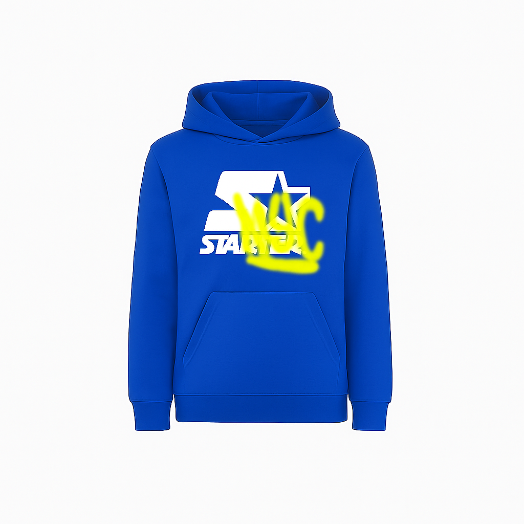 Felpa con cappuccio Iconic COBALTO