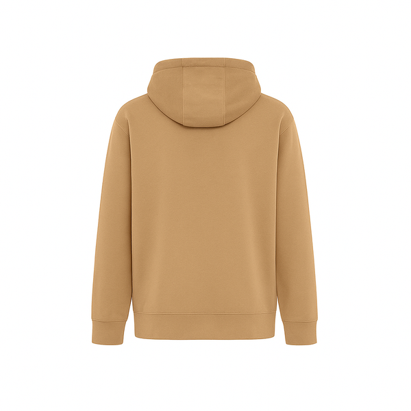 Felpa con cappuccio ricamata CAMMELLO