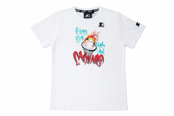 Completo Bambino Streetwear Graffiti Flame Basketball Urban Drop BIANCO-NERO
