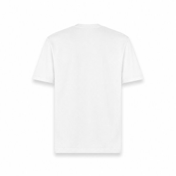 T-shirt Iconic ricamata BIANCO/NERO