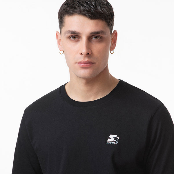 T-shirt Iconic ricamata NERO