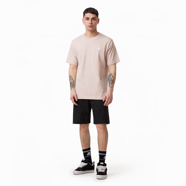 T-shirt Iconic ricamata BEIGE
