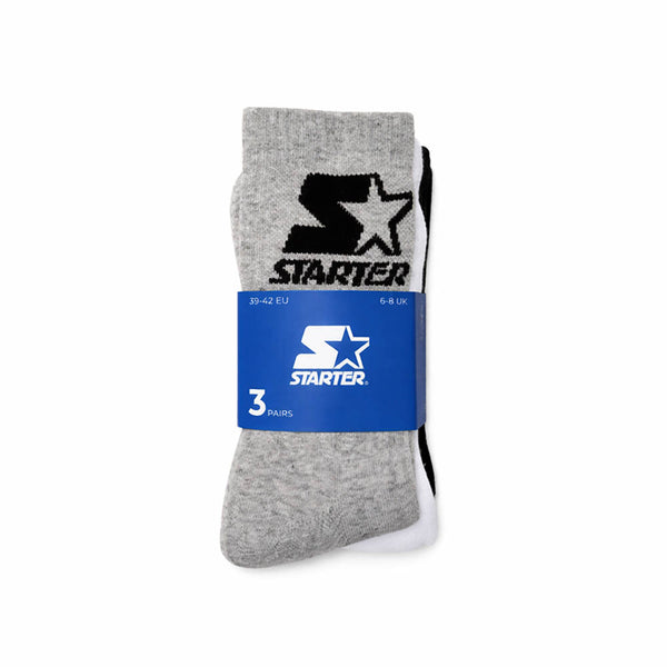 Men’s Crew Socks 3Pack NERO-BIANCO-GRIGIO