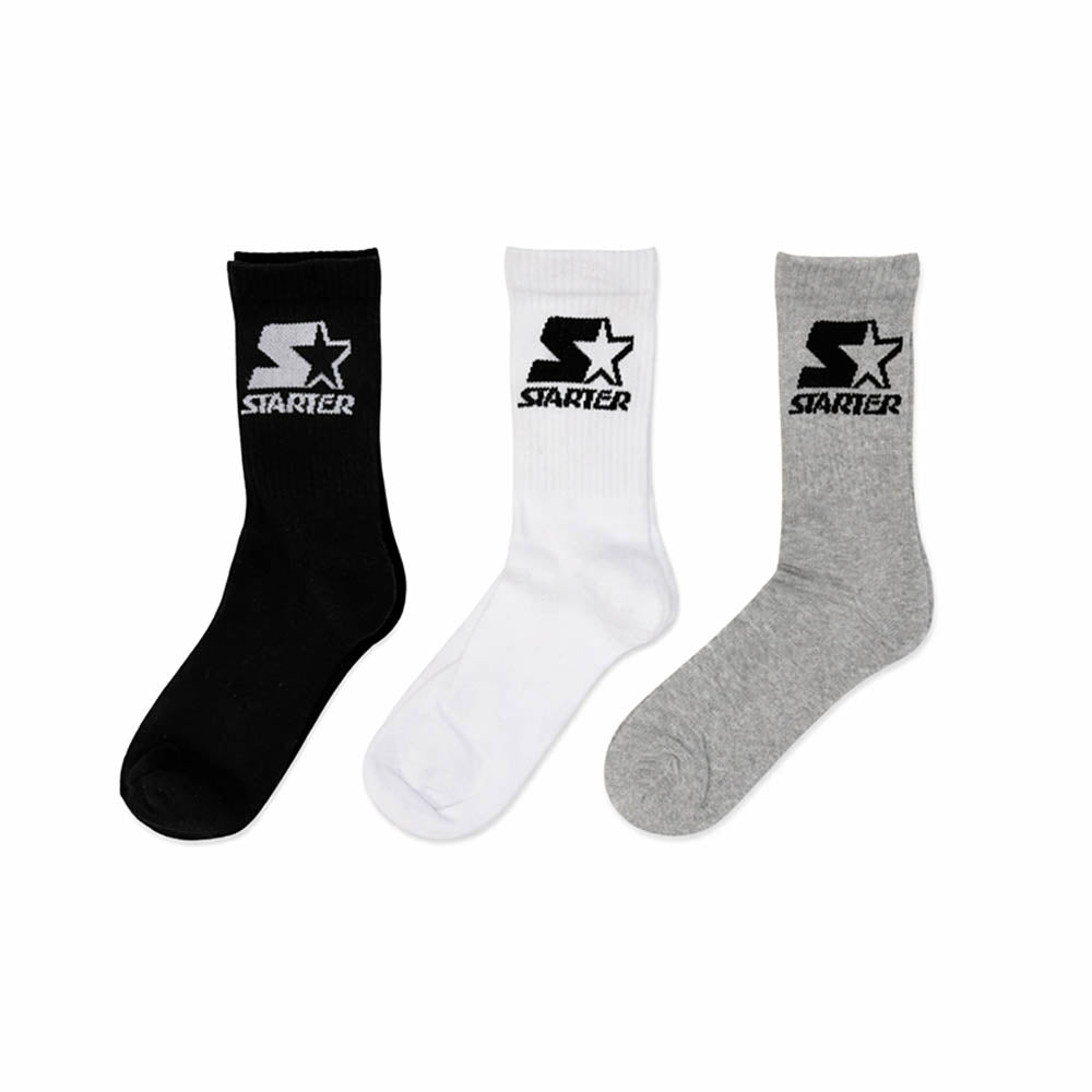 Men’s Crew Socks 3Pack NERO-BIANCO-GRIGIO