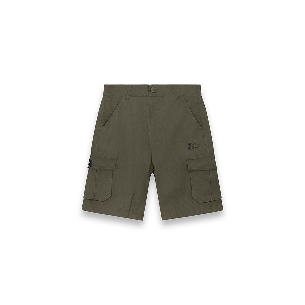Bermuda Cargo Starter Bambino in Ripstop – Verde Army
