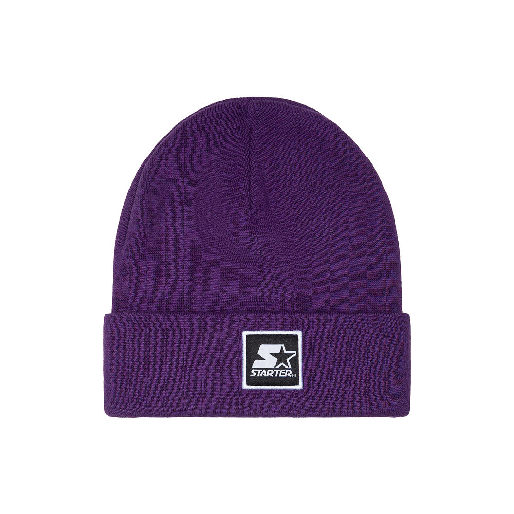 Berretto con logo Iconic in applicazione VIOLA