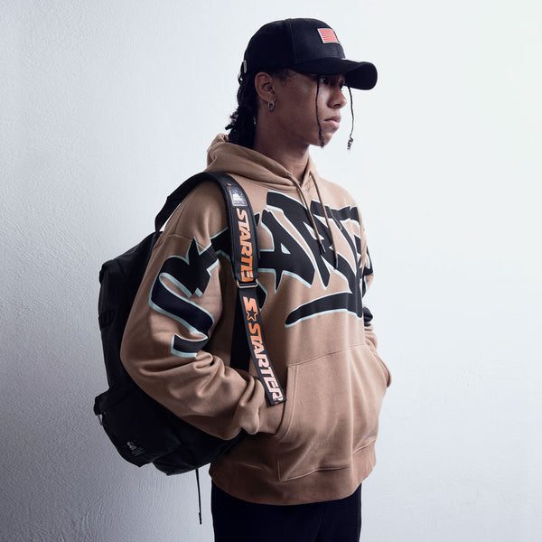 Felpa con cappuccio Starter Skate CAMMELLO