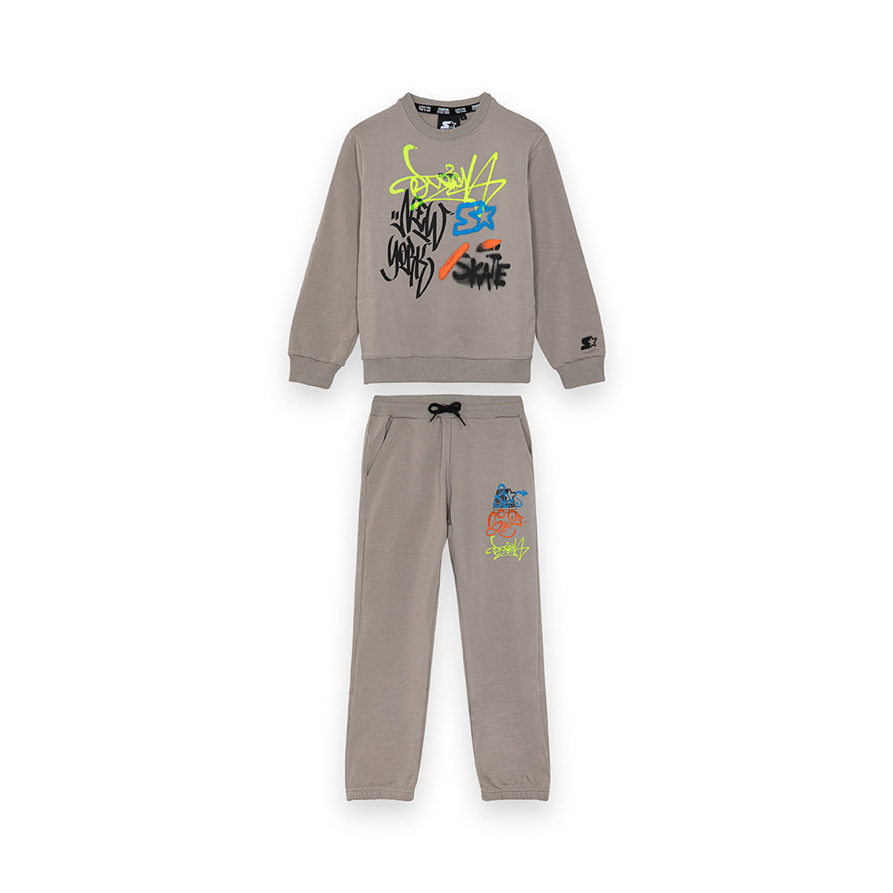 Completo da  bambino “New York Skate” GRIGIO PERLA