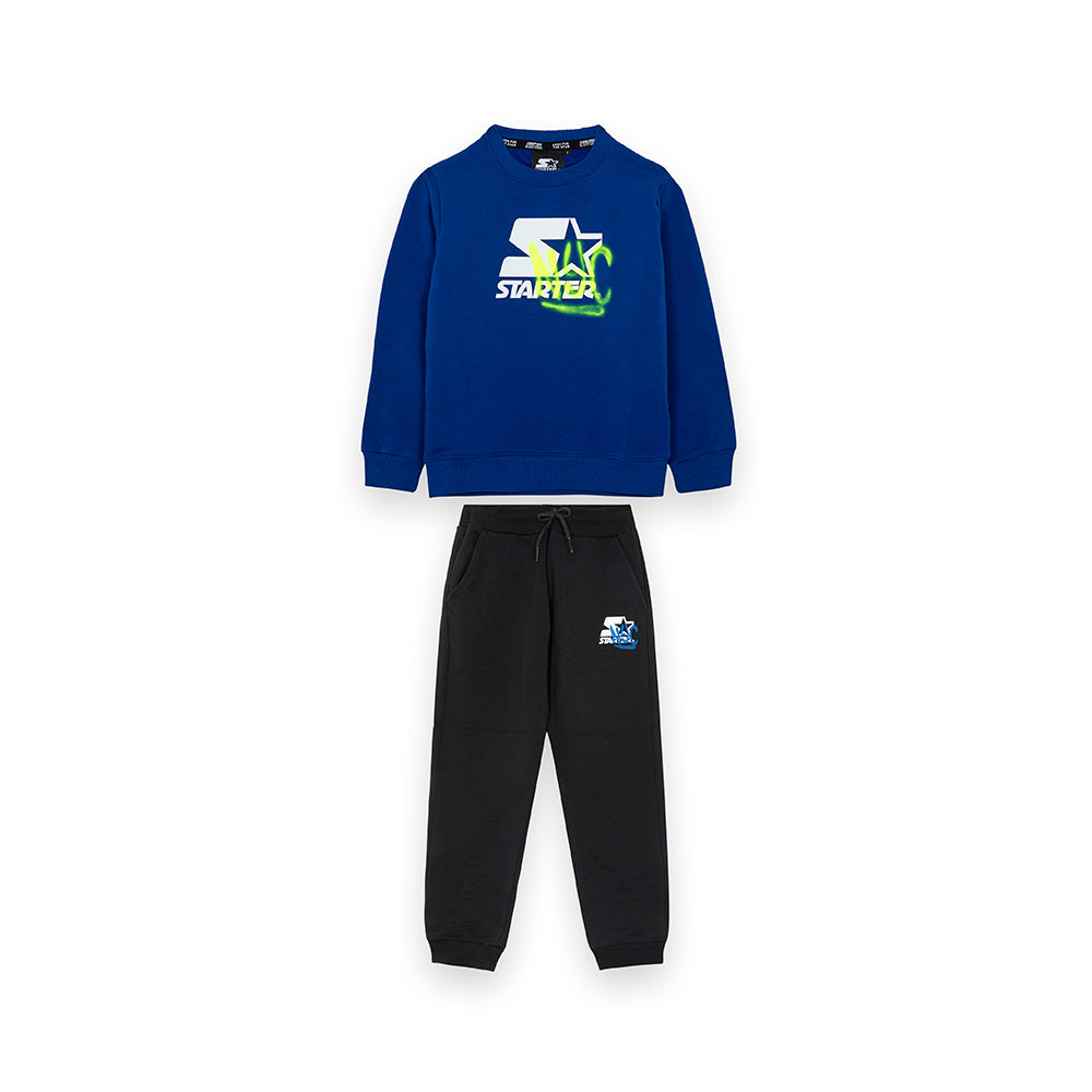 Completo da bambino Urban Skate Basic COBALTO/NERO