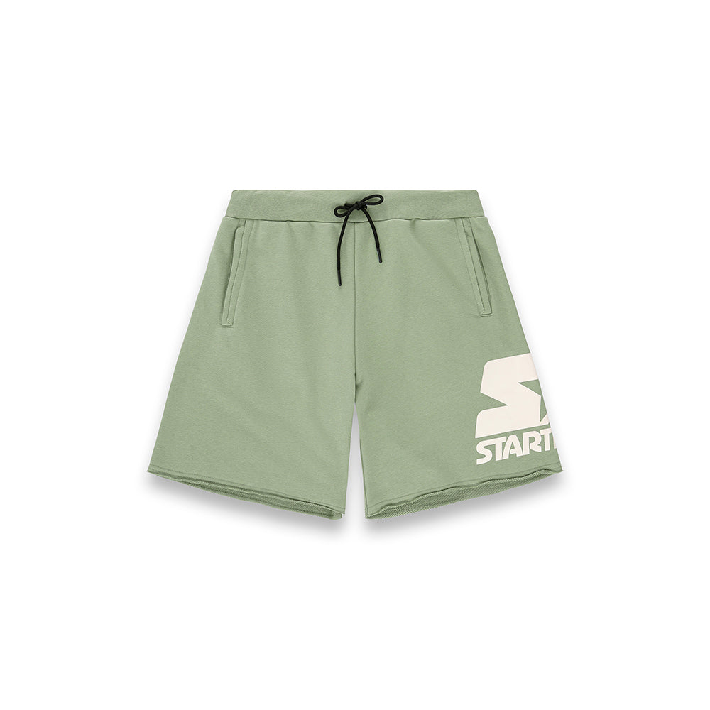 Bermuda iconic taglio vivo VERDE POLVERE