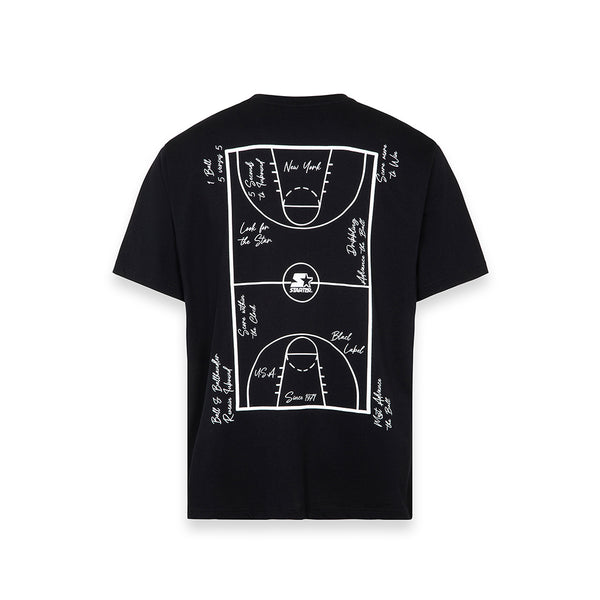T-shirt Urban Court Graphic NERO