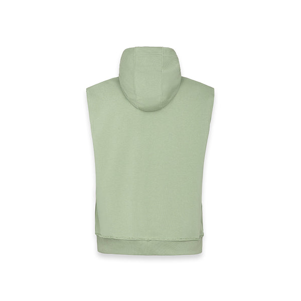 Gilet con cappuccio Iconic Starter VERDE POLVERE