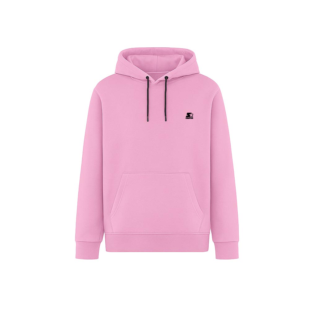 Felpa con cappuccio ricamata ROSA LAVANDA